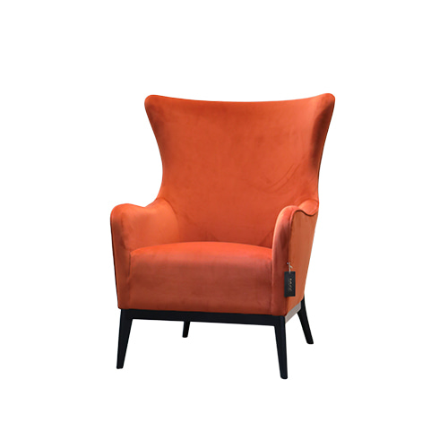 Zacc collection by SEDEC B Lounge Chair B 라운지 체어 - BL269(오렌지 벨벳)
